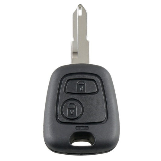 For PEUGEOT 206 2 Buttons Intelligent Remote Control Car Key with Integrated Chip & Battery, Frequency: 433MHz by bashfashion