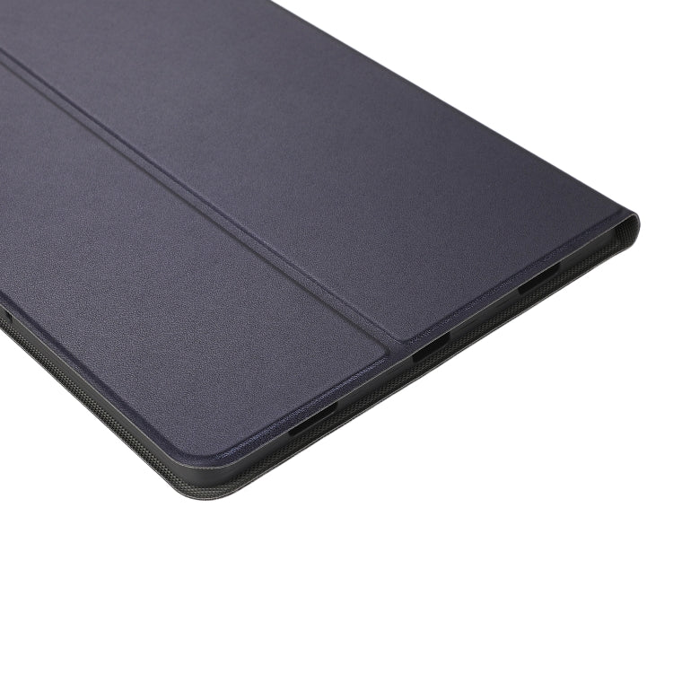 For Lenovo Tab P11 (TB-J606F) Voltage Craft Texture TPU Horizontal Flip Protective Case with Holder(Dark Blue) by bashfashion