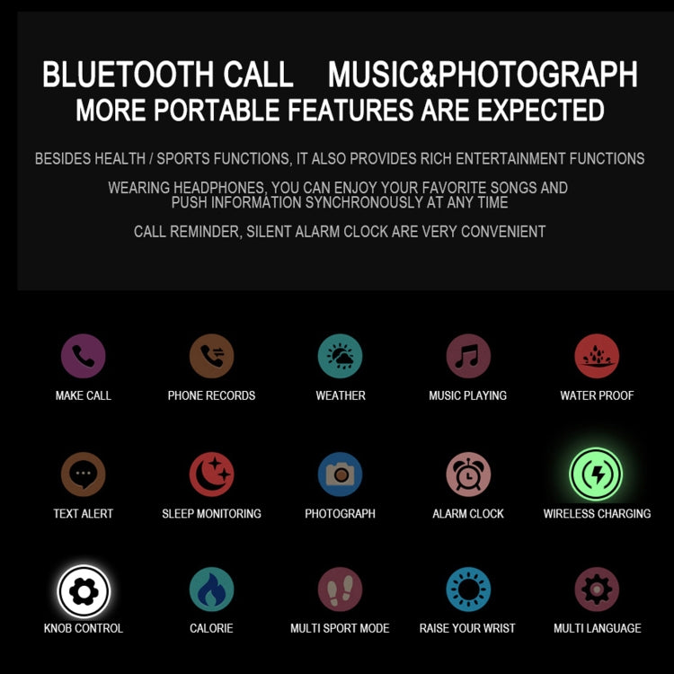 DW35PRO 1.75 inch Color Screen IPX7 Waterproof Smart Watch, Support Bluetooth Answer & Reject / Sleep Monitoring / Heart Rate Monitoring, Style: Silicone Strap(White) by bashfashion