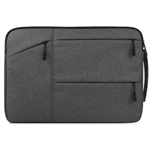 Universal Multiple Pockets Wearable Oxford Cloth Soft Portable Simple Business Laptop Tablet Bag, For 12 inch and Below Macbook, Samsung, Lenovo, Sony, DELL Alienware, CHUWI, ASUS, HP(Grey) by bashfashion