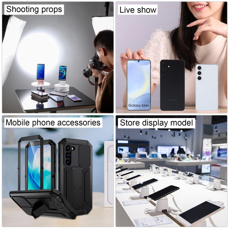 For Samsung Galaxy S24+ 5G Color Screen Non-Working Fake Dummy Display Model (Purple) by bashfashion