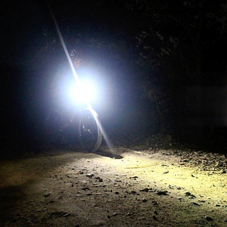 MC-QD001 180 Lumens USB Rechargeable LED Bright Aluminum Light with Handlebar Mount(Black) by bashfashion