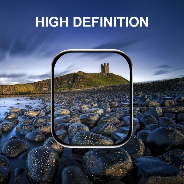 10pcs ENKAY Hat-Prince 3D Curved Edge Full Coverage Full Tempered Glass HD Screen Protector Film For Apple Watch Series 9 / 8 / 7 41mm(Transparent) by ENKAY