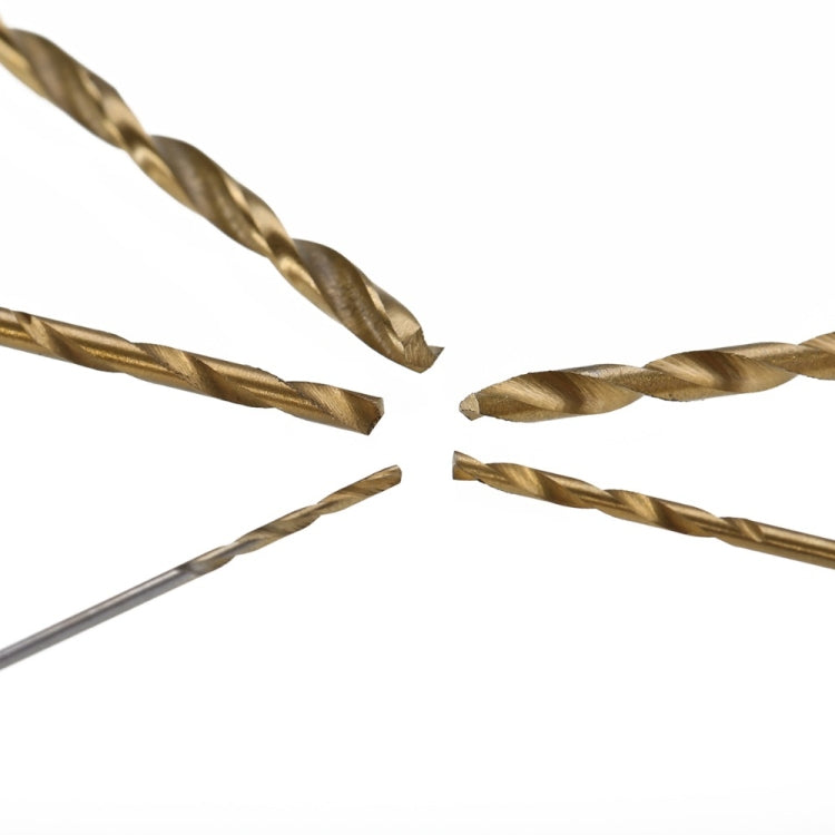 50 PCS/Set Titanium Coated Drill Bits High Speed Steel Drill Bit Set Power Drilling Tools by bashfashion