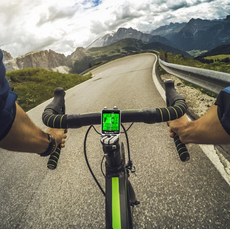 WEST BIKING Mountain Bike Wireless Code Meter Large-Screen Multifunctional Waterproof Speedometer by WEST BIKING