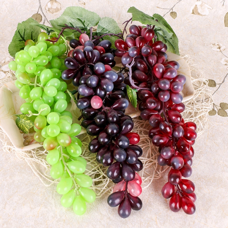 4 Bunches 60 Red Grapes Simulation Fruit Simulation Grapes PVC with Cream Grape Shoot Props by bashfashion
