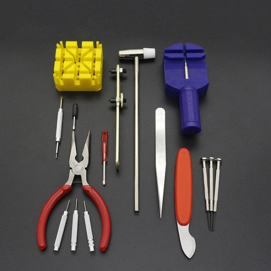 16 In1 Home Mechanical Watch Repair Tool Set(Cloth Packaging) by bashfashion