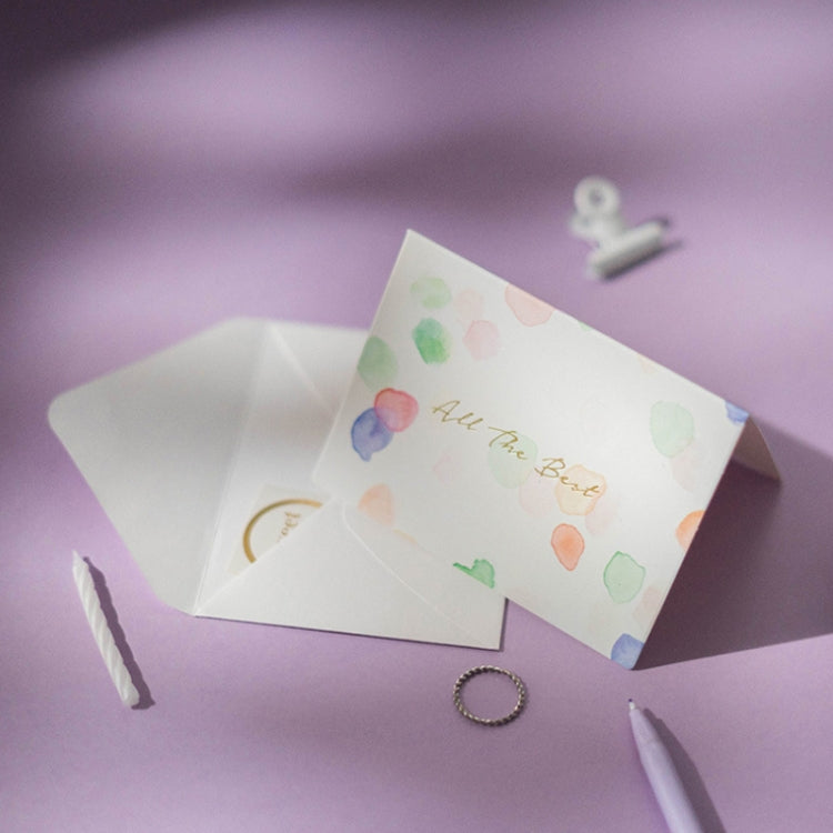 2 Sets Bronzing Mother Day Birthday Card Wishes DIY Envelope Set(6PCS/Set HK037) by bashfashion