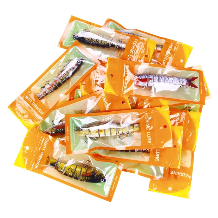 HENGJIA JM063 Multi-Section Fake Bait 8 Section Sinker Lures, Size: 13.4cm 18g(2) by HENGJIA