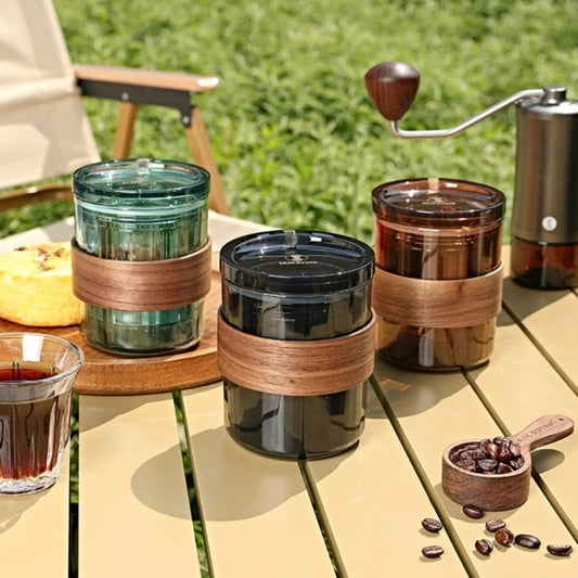 3 In 1 Pour Over Coffee Maker with Filter Cup for Camping Travel Office With Bag Aqua Green by bashfashion