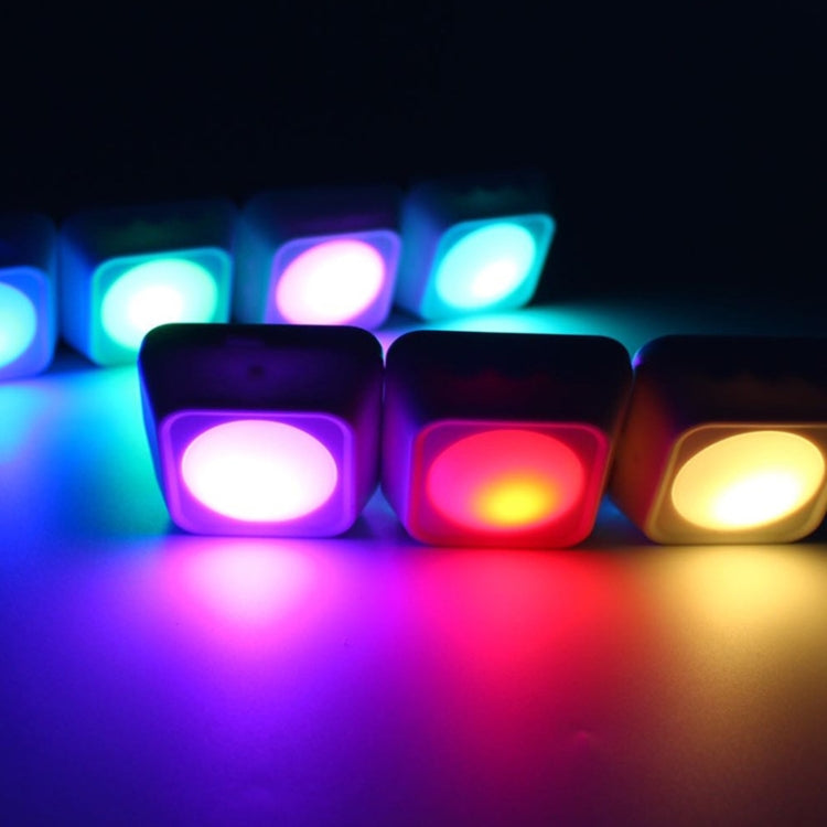 Remote Control Night Light LED Bedside Cabinet RGB Colorful Pat Light(2 Remote Controls + 6 Lights) by bashfashion