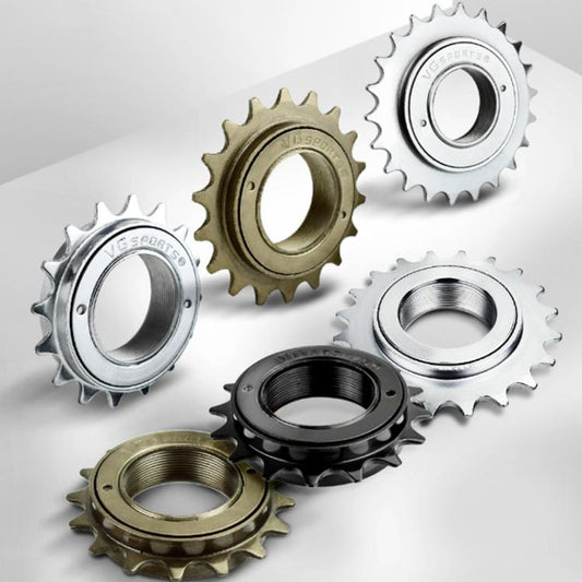 VG SPORTS Stroller Scooter Bicycle Single Speed Flywheel, Style: 18T Silver by bashfashion