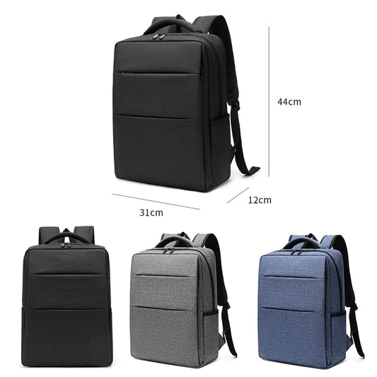 cxs-605 Multifunctional Oxford Cloth Laptop Bag Backpack(Black) by bashfashion