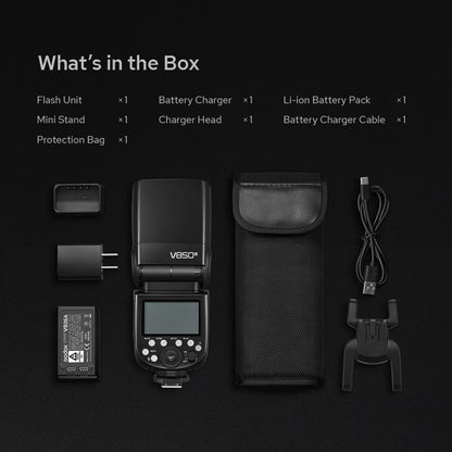 Godox V850III 2.4GHz Wireless Flash Speedlite Camera Light(US Plug) by Godox