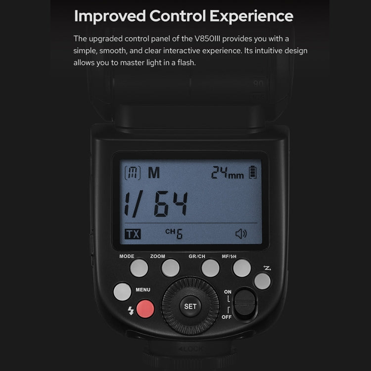 Godox V850III 2.4GHz Wireless Flash Speedlite Camera Light(US Plug) by Godox