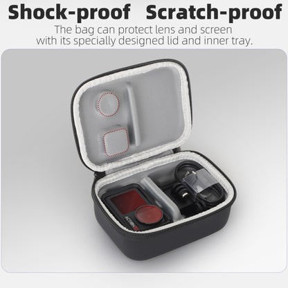 For DJI Osmo Action 5 Pro / 4 / 3 Sunnylife Portable Carrying Case Mini Standard Combo Bag (Black) by Sunnylife