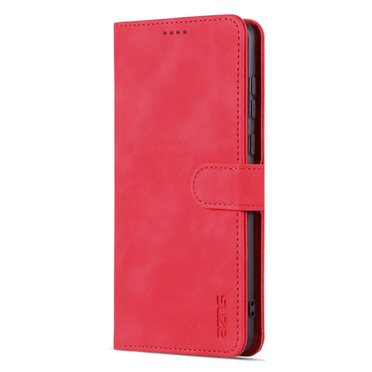 For Huawei Mate 50 / Mate 50E AZNS Skin Feel Calf Texture Flip Leather Phone Case(Red) by AZNS