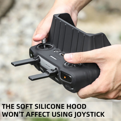 For DJI RC 2 Sunnylife Remote Control Shockproof Anti-scratch Silicone Case with Hood(Grey) by Sunnylife
