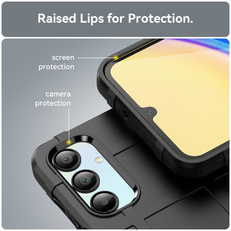 For Samsung Galaxy A36 5G Full Coverage Shockproof TPU Phone Case(Black) by bashfashion