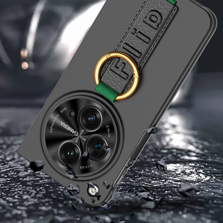 For OPPO Find N3 / OnePlus Open GKK Integrated Ultrathin Shockproof Phone Case with Ring Wrist Strap(Green) by GKK