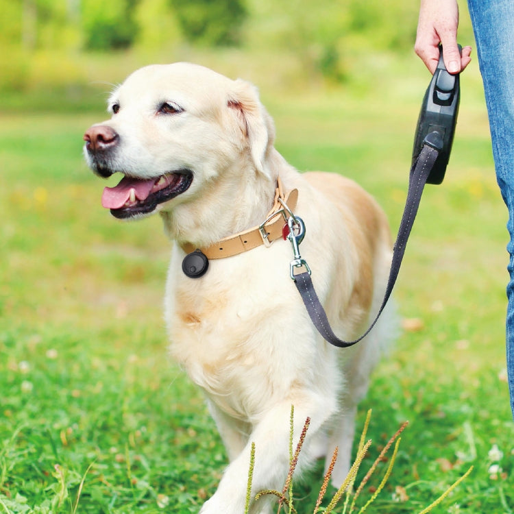 Global Positioning Pet Key Circular Anti-Lost Device Locator(Black) by bashfashion