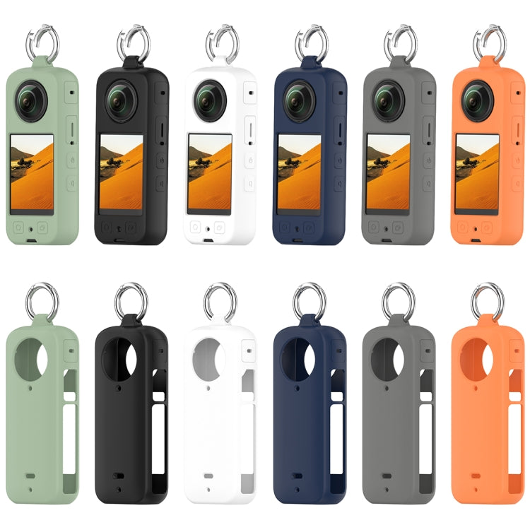 For Insta360 X3 Portable Silicone Protective Case(Orange) by bashfashion