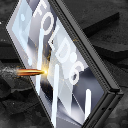 For Samsung Galaxy Z Fold6 GKK Integrated Electroplating Telescope Full Coverage Phone Case(Green) by GKK