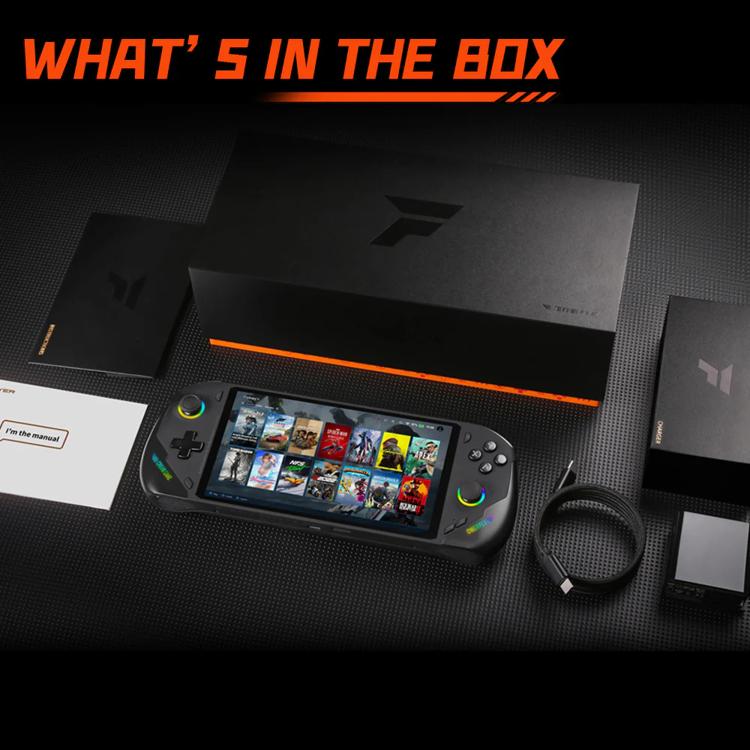 ONE-NETBOOK OneXPlayer F1 Pro 7 inch Handheld Game Console, 64GB+2TB, Windows 11 AMD Ryzen AI 9 HX 370 CPU(US Plug) by ONE-NETBOOK