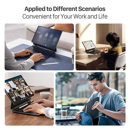 For Samsung Galaxy Tab S10 Ultra DUX DUCIS MK Series Magnetic Wireless Bluetooth Keyboard Tablet Case(Black) by DUX DUCIS