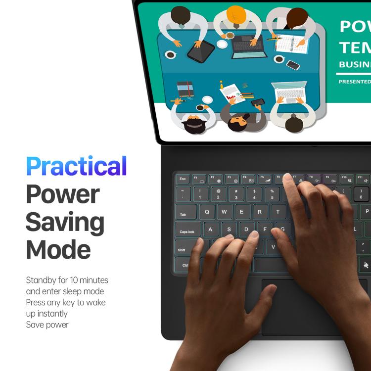 For Samsung Galaxy Tab S10 Ultra DUX DUCIS MK Series Magnetic Wireless Bluetooth Keyboard Tablet Case(Black) by DUX DUCIS