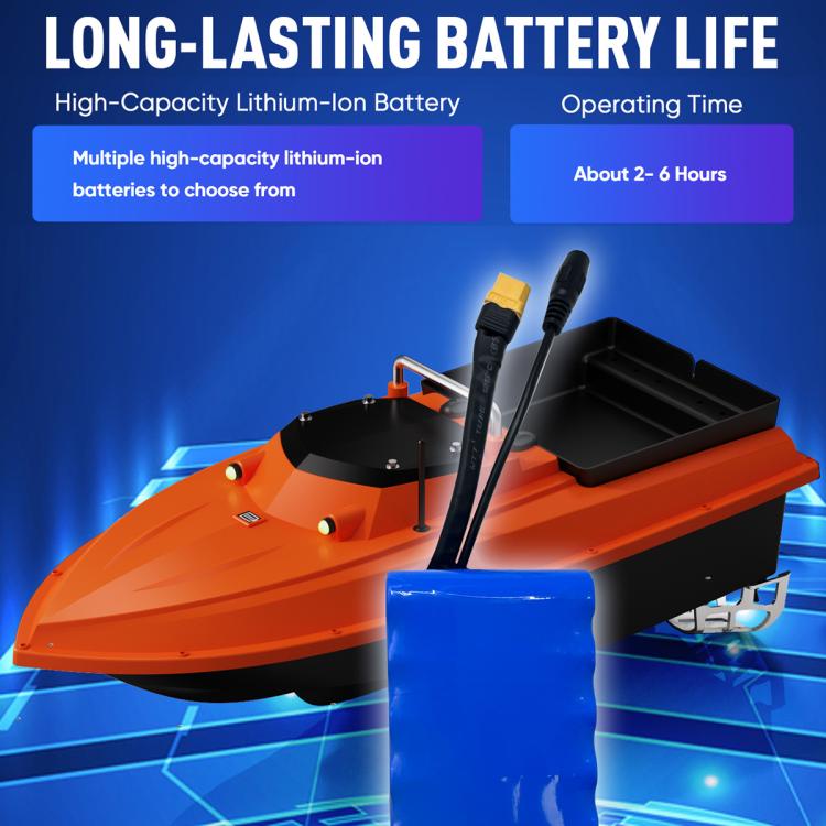 D80B GPS High Power Smart Remote Control Fishing Bait Boat Support Trawling, Plug:UK Plug by bashfashion