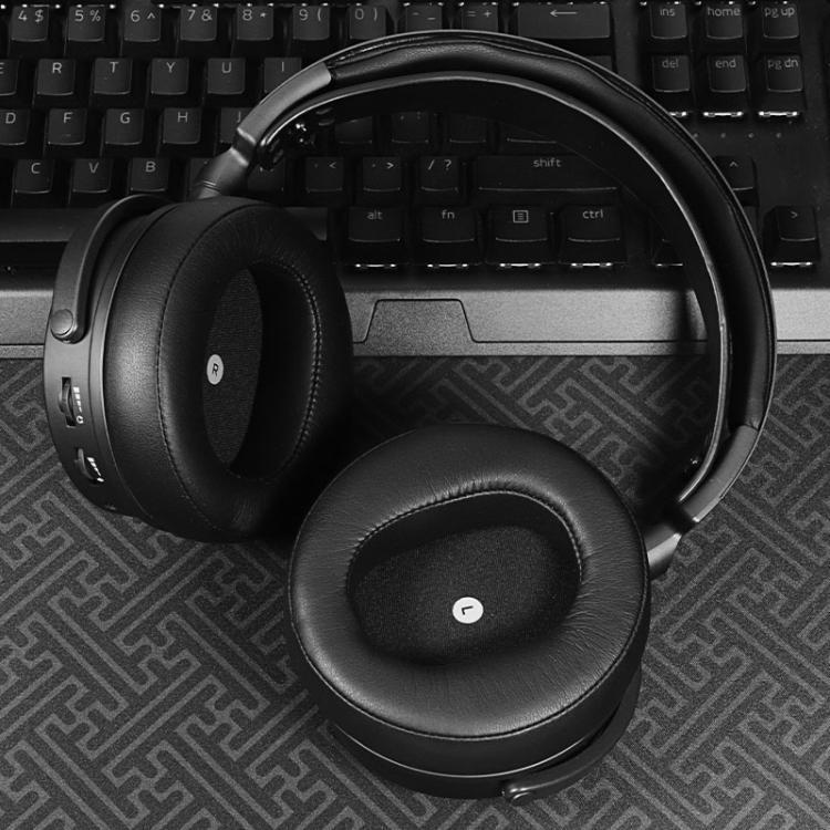 1 Pair Sponge Earmuffs Replacement Earpads For Audeze Maxwell, Model:Football Net(Black) by bashfashion