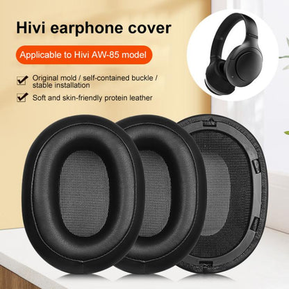 2pcs Snap-on Earpads For Swan AW-85, Material:Football Net Fabric(Black) by bashfashion