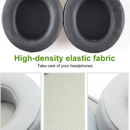 1 Pair Rotating Snap-on Replacement Earpads For Razer Kraken Pro V2, Material:Protein Leather Ice Silk Fabric(Grey) by bashfashion