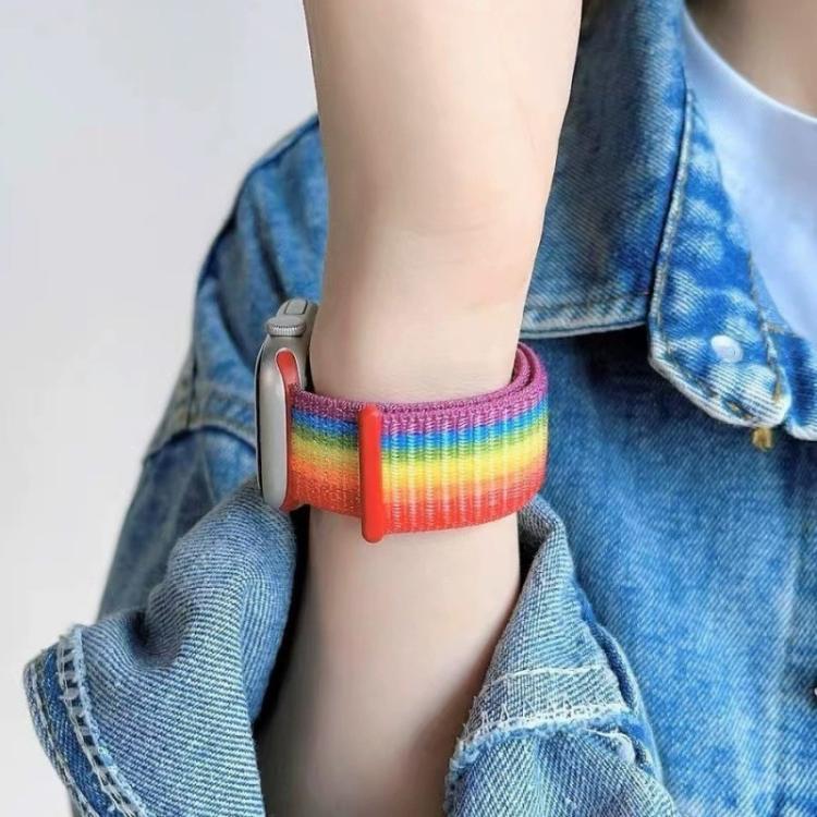 For Xiaomi Band 9 Pro/8 Pro/Redmi Watch 6/5/4 xDfind Nylon Hook and Loop Fastener Watch Band(Colorful) by xDfind