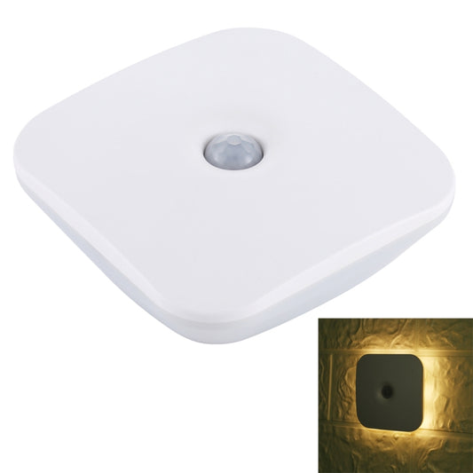 CL053 LED Square Human Body Sensor Light, Style: Battery Models (Warm White) by bashfashion