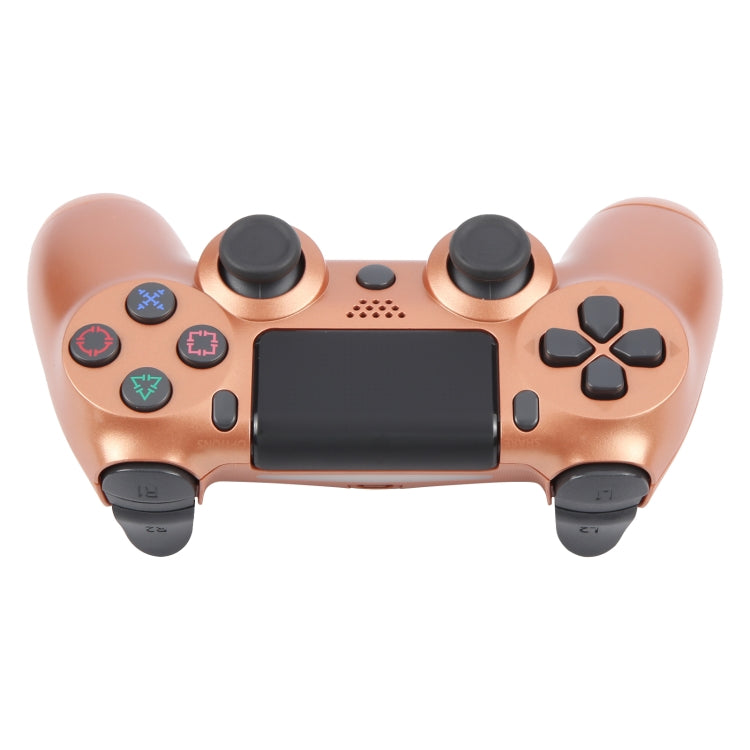 Wireless Bluetooth Snowflake Button Game Controller for Sony PS4 (Bronze) by bashfashion