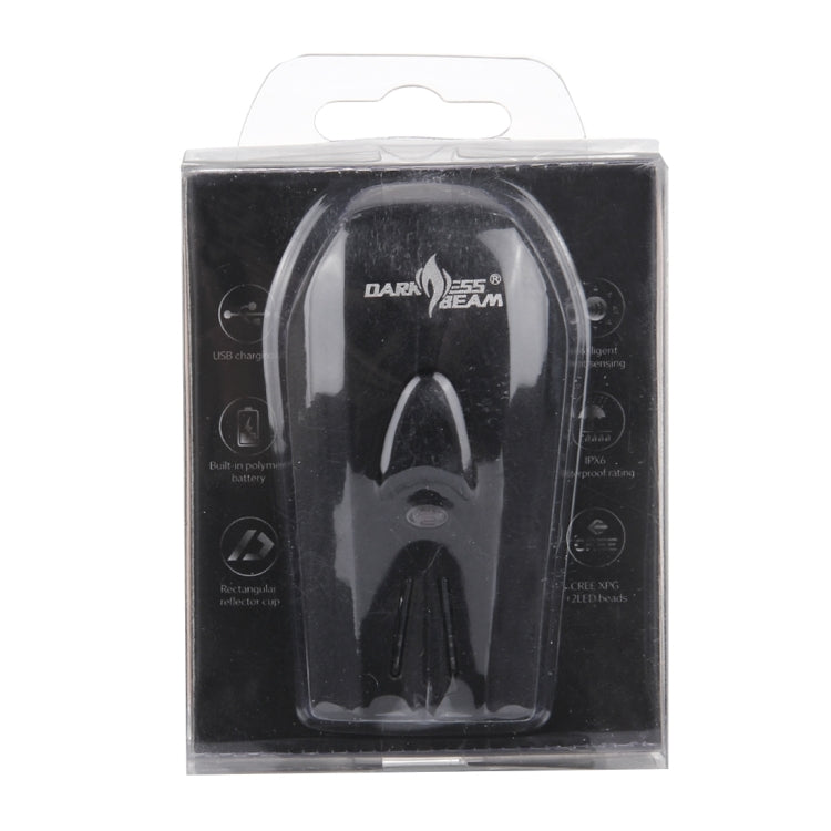 Waterproof USB Rechargeable 5 Modes Yellow & White Light 400LM COB LED Bike Taillight by bashfashion