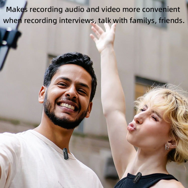 YESIDO KR17 2 in 1 Wireless Lavalier Microphone Type-C Receiver with Charging Box by Yesido