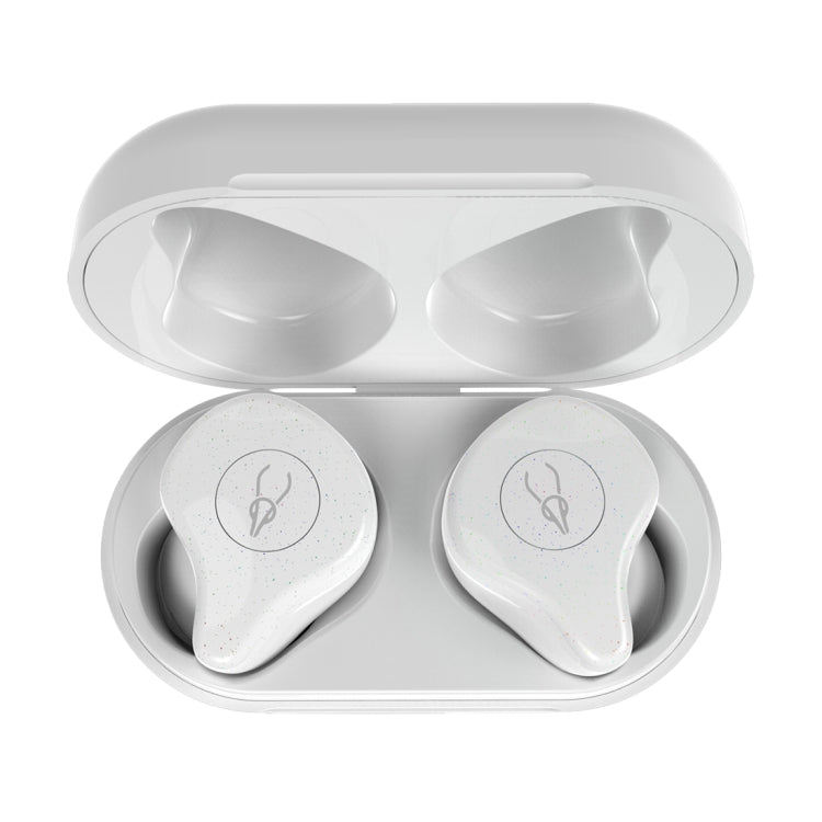 SABBAT X12PRO Mini Bluetooth 5.0 In-Ear Stereo Earphone with Charging Box, For iPad, iPhone, Galaxy, Huawei, Xiaomi, LG, HTC and Other Smart Phones(Moonlight White) by Sabbat