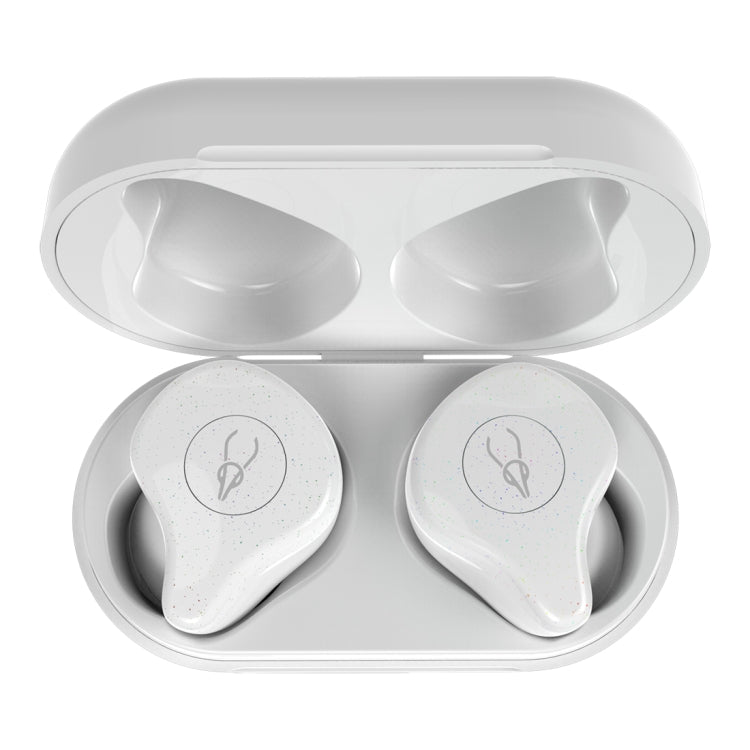 SABBAT X12PRO Mini Bluetooth 5.0 In-Ear Stereo Earphone with Charging Box, For iPad, iPhone, Galaxy, Huawei, Xiaomi, LG, HTC and Other Smart Phones(Moonlight White) by Sabbat