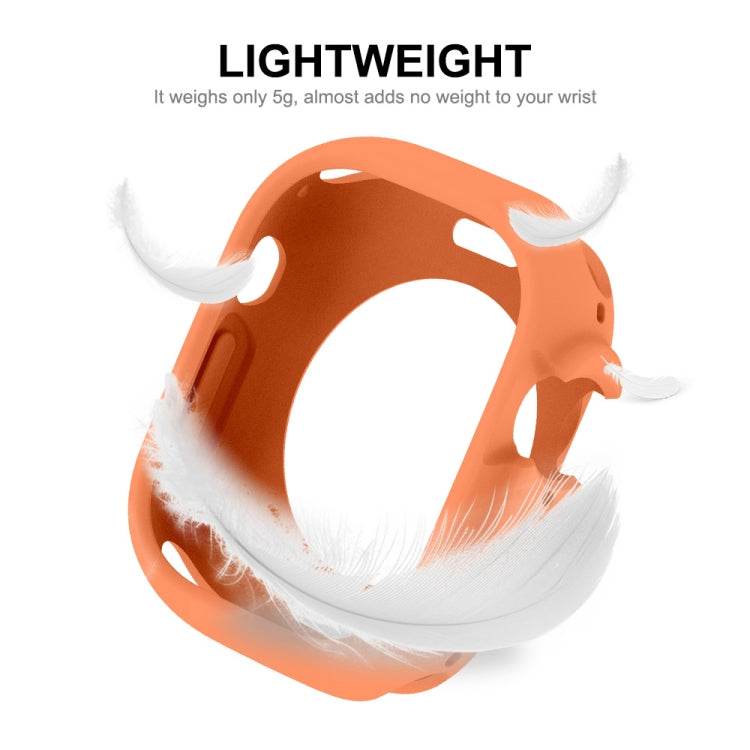 For Apple Watch Ultra 3 / 2 / 1 49mm ENKAY Solid Color Protective Soft TPU Frame Case(Black) by ENKAY