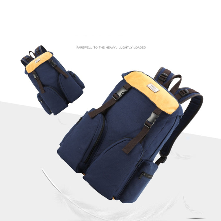 B0031 Mori Color Matching Backpack Wear-Resistant And Scratch-Resistant Computer Bag(Sapphire) by bashfashion