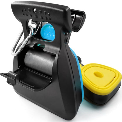 DT Portable Toilet Picker For Pets Outing Folding Clip Collector, Size: 18x14.5x5cm(Yellow) by bashfashion