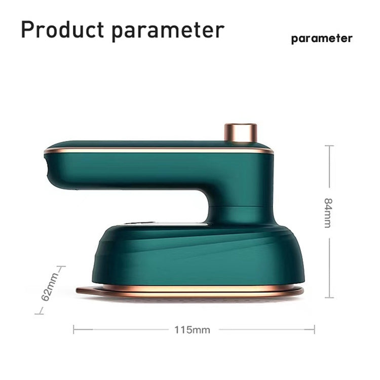 33W Handheld Electric Ironing Machine Rotatable Dry And Wet Garment Steam, Product specifications: EU Plug(Gemstone Green) by bashfashion