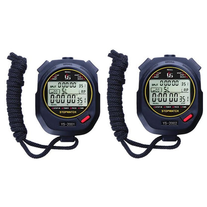 YS Millisecond Stopwatch Timer Running Training Referee Stopwatch, Style: YS2002 200 Memory by bashfashion