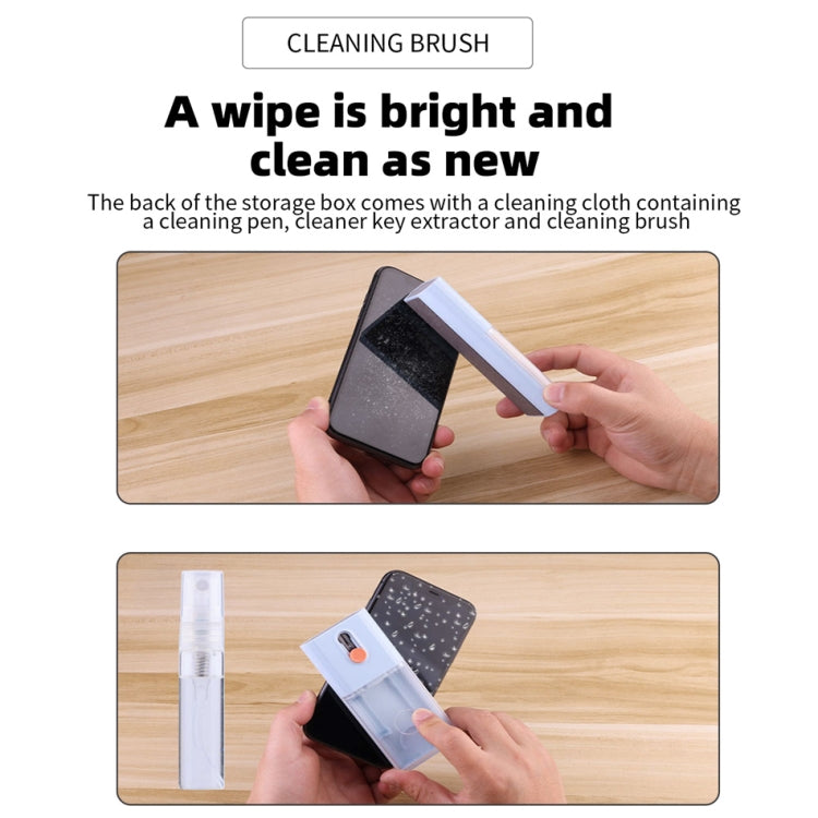 Q6S 10-in-1 Bluetooth Headphone Cleaning Pen Mobile Computer Keyboard Screen Digital Camera Cleaning Kit(White) by bashfashion