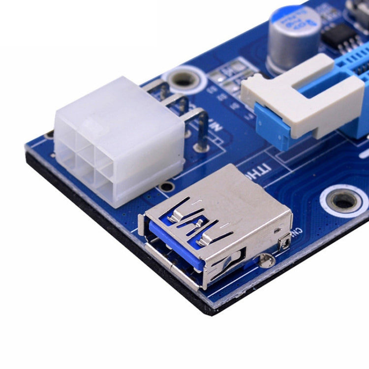 PCE164P-N03 VER006C Mini PCI-E 1X To 16X Riser For Laptop External Image Card, Spec: Blackboard 4pin by bashfashion