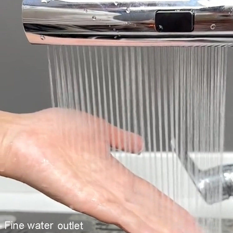 Multi-functional Flying Rain Waterfall Spout Connector Kitchen Faucet Splash Universal Swivel Bubbler, Color: Silver by bashfashion