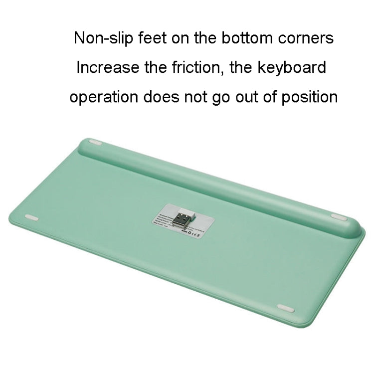 B087 2.4G Portable 78 Keys Dual Mode Wireless Bluetooth Keyboard And Mouse, Style: Keyboard Pink by bashfashion